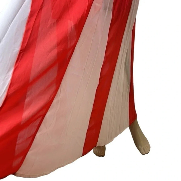 Y2K NWT,EXPRESS halter dress,maxi,Fairy,sheer,lined,glam,fit&flare,color block, - Picture 9 of 16